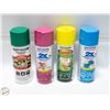 Image 1 : 4 PACK RUST-OLEUM SPRAY PAINT