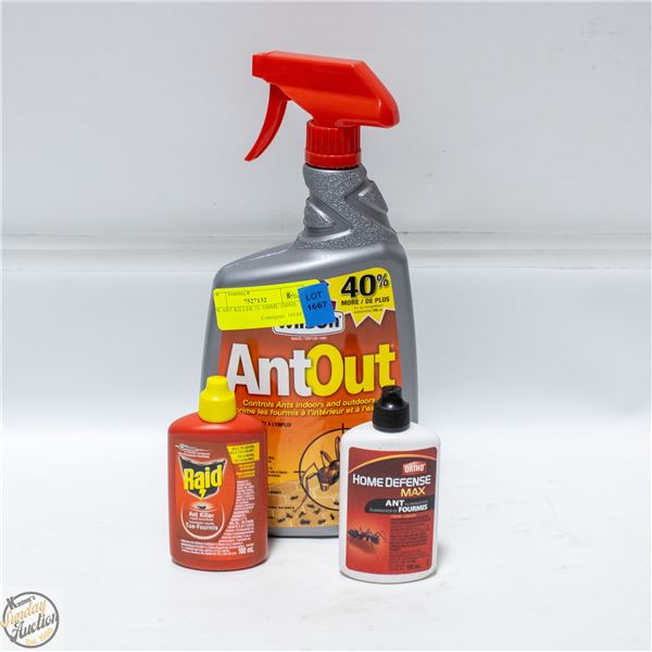 3PK ANT KILLER 1L/100ML/100ML