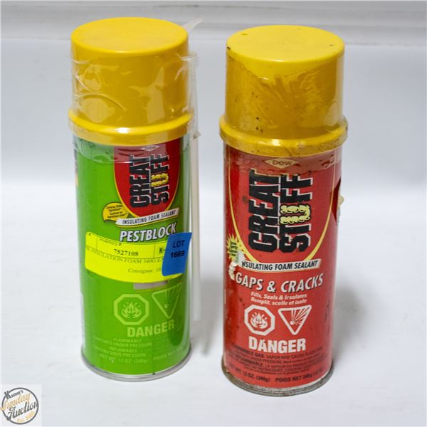 2PK INSULATION FOAM 340G EA