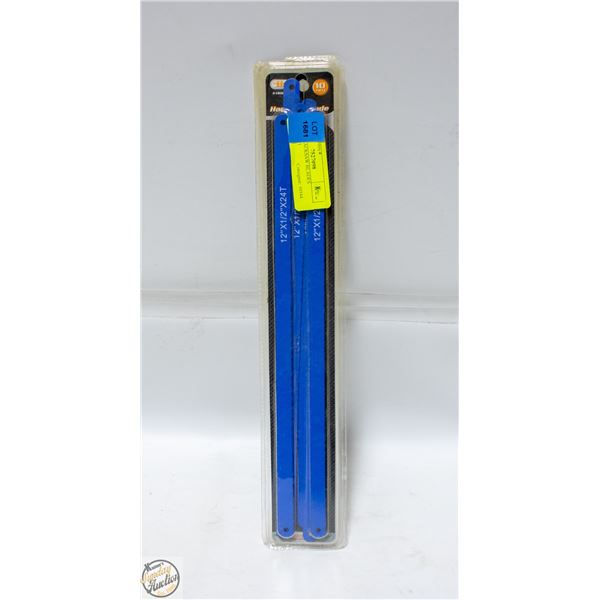 10PK OF HACKSAW BLADES 12'X1/2X24T
