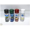 Image 1 : 4PK RUSTOLEUM SPRAY PAINT