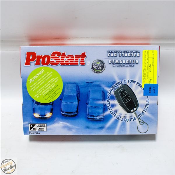 PRO START REMOTE CONTROL STARTER NEW IN OPENED BOX