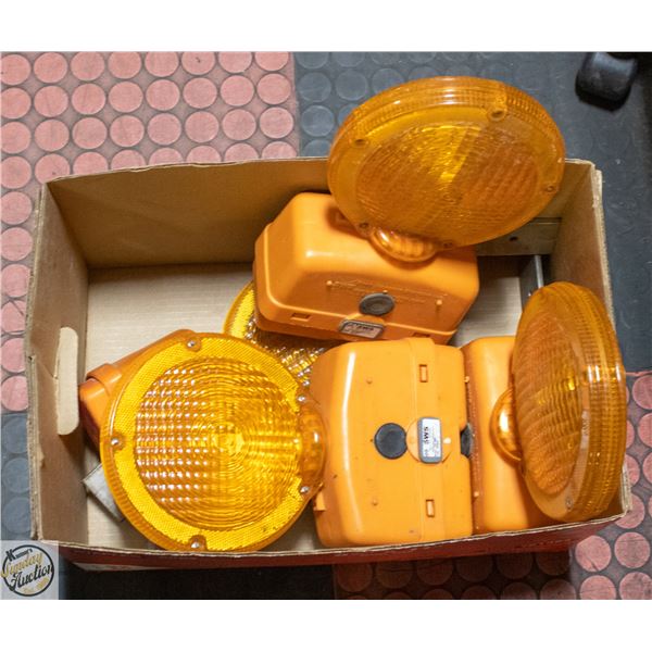 4 PCS SWS WARNING LIGHTS AMBER LED