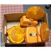 Image 1 : 4 PCS SWS WARNING LIGHTS AMBER LED