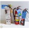 Image 1 : LOT OF 3 FIRE EXTINGUISHERS