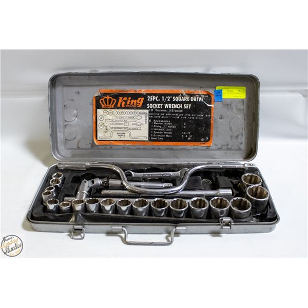 KING BRAND SOCKET SET MISSING A FEW PCS
