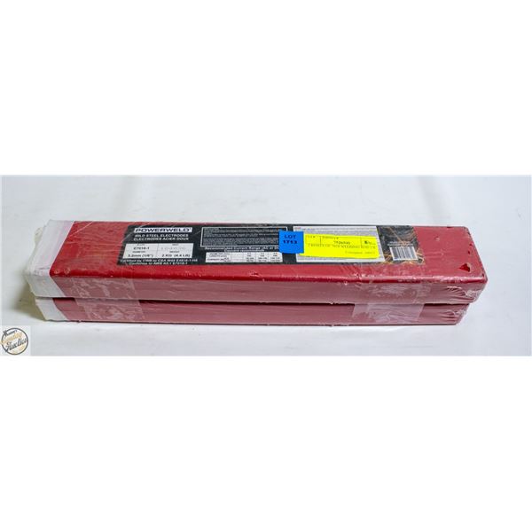 2 BOXES OF 7018 WELDING ROD 1/8