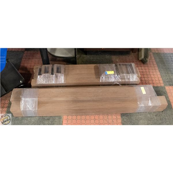 2 BUNDLES WITH COMPOSITE DECK RAILING KIT