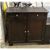 Image 1 : BLACK OCCASIONAL CABINET H-36" W-16" L-36.5"