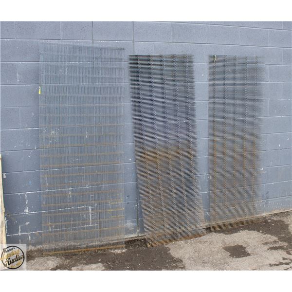 LOT OF 4 UNCLAIMED CARBON STEEL SCREENS