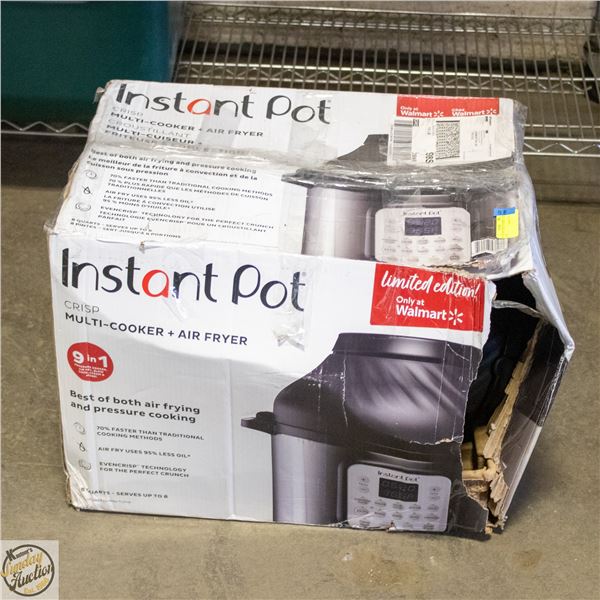 INSTANT POT MULTI COOKER + AIR FRYER