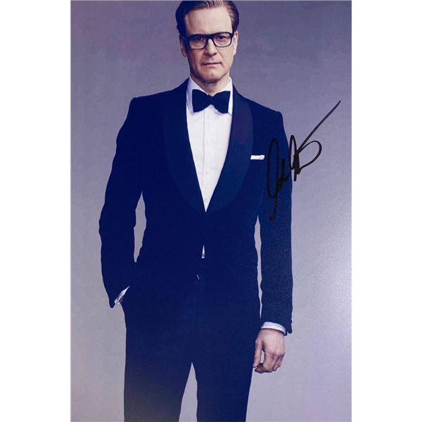 Colin Firth facsimile signed  photo