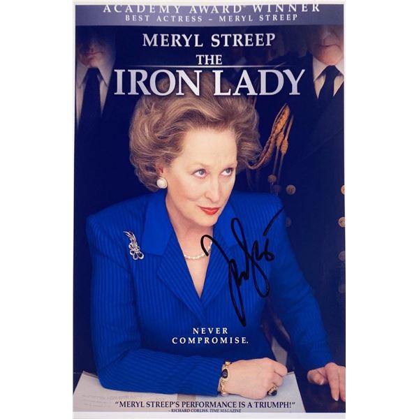 The Iron Lady Meryl Streep facsimile signed photo