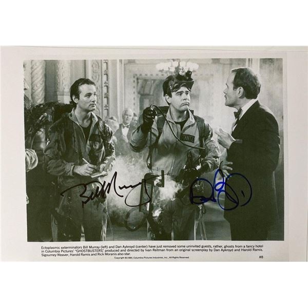 Ghostbusters Bill Murray and Dan Aykroyd facsimile signed movie photo