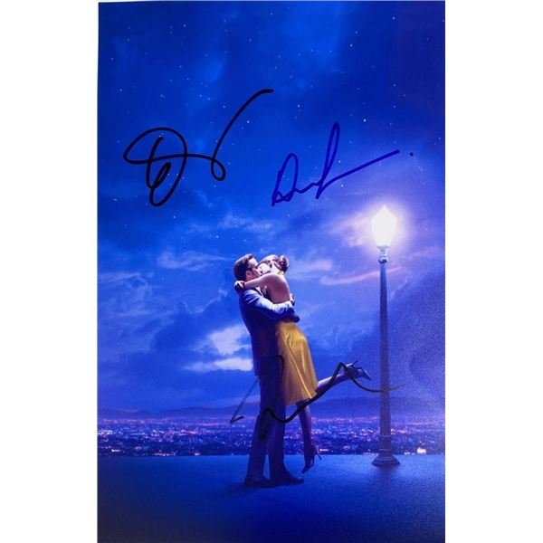 LaLa Land cast facsimile signed movie photo