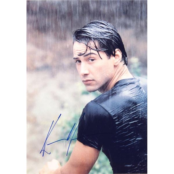 Keanu Reeves facsimile signed  photo