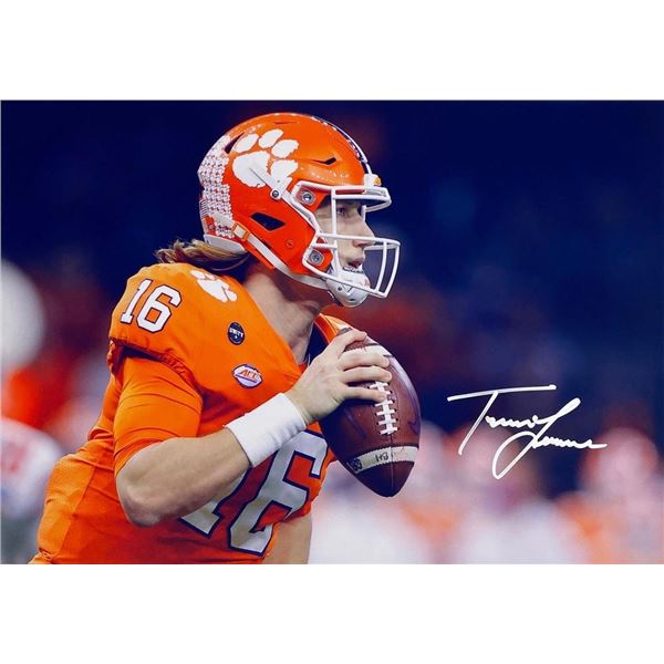 Clemson Tigers Trevor Lawrence facsimile signed  photo