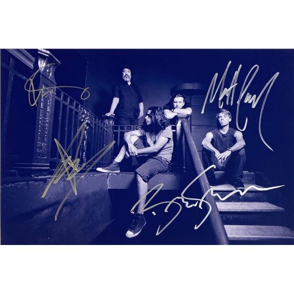 Soundgarden band facsimile signed  photo