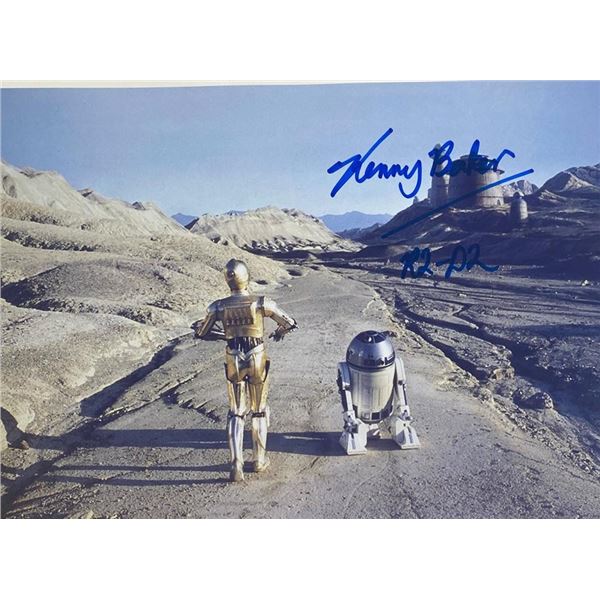 Star Wars Kenny Baker facsimile signed  movie photo