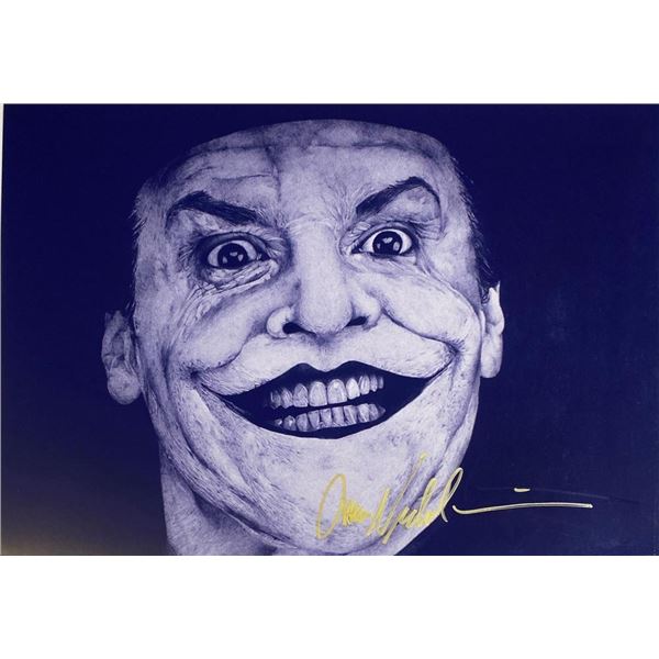 Batman Jack Nicholson facsimile signed  movie photo