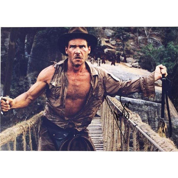 Indiana Jones Harrison Ford facsimile signed  movie photo