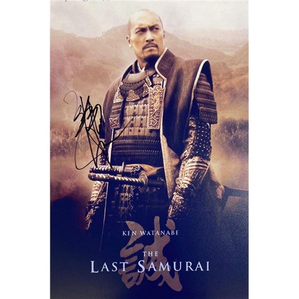 The Last Samurai Ken Watanabe facsimile signed  photo