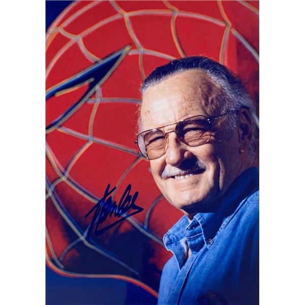 Stan Lee facsimile signed  photo
