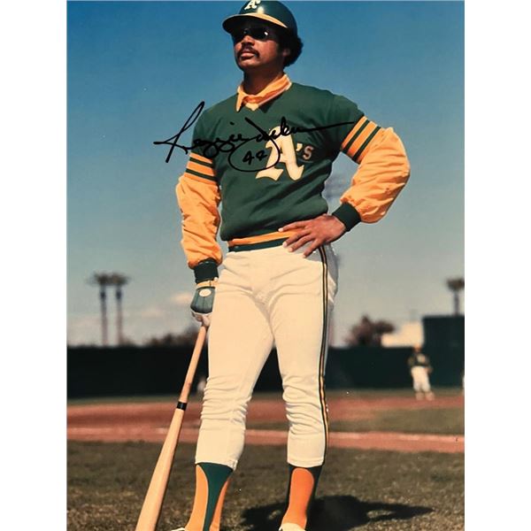 Reggie Jackson facsimile signed photo