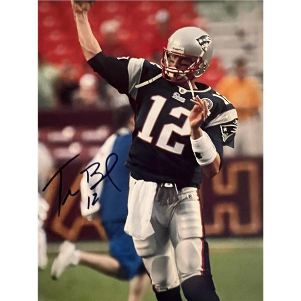 New England Patriots Tom Brady facsimile signed photo
