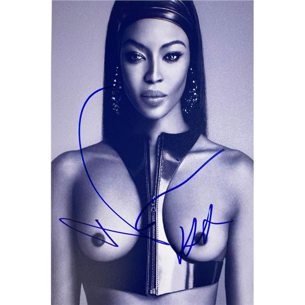Naomi Campbell facsimile signed  photo