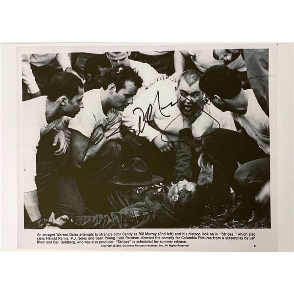 Stripes Bill Murray facsimile signed movie photo