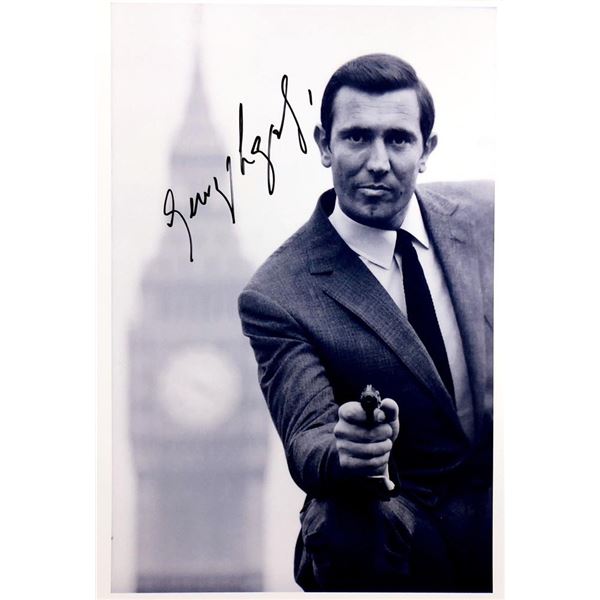 James Bond George Lazenby facsimile signed  photo