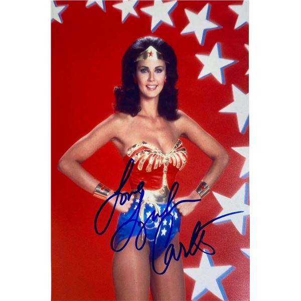 Wonder Woman Lynda Carter facsimile signed  photo