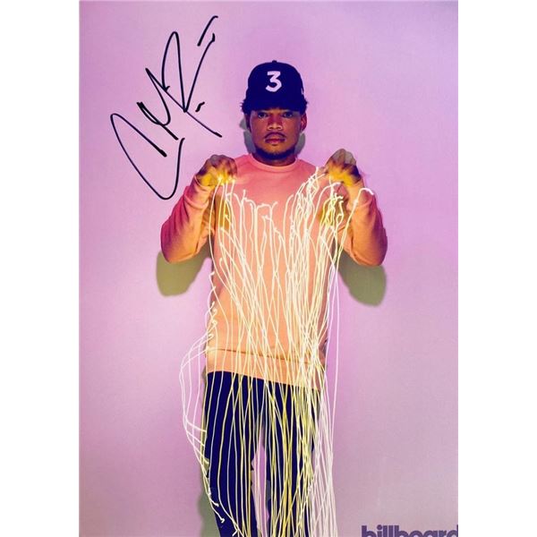 Chance the Rapper facsimile signed  photo