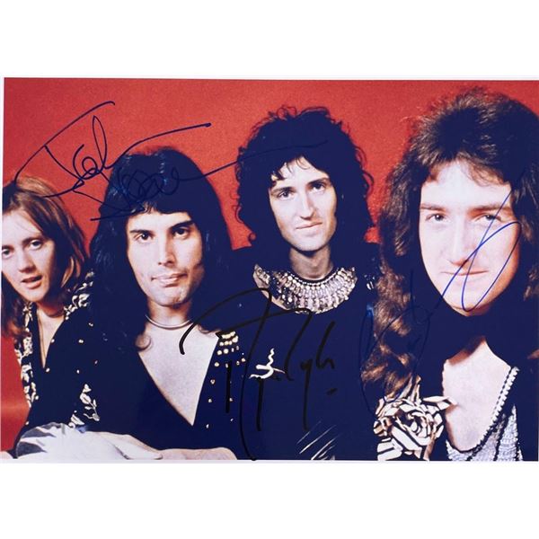 Queen band facsimile signed  photo