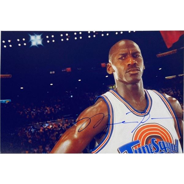 Space Jam Michael Jordan facsimile signed movie photo