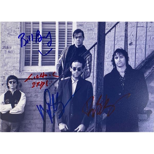 R.E.M. facsimile band signed photo