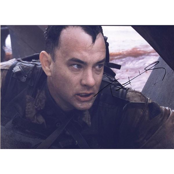 Saving Private Ryan Tom Hanks facsimile signed  movie photo
