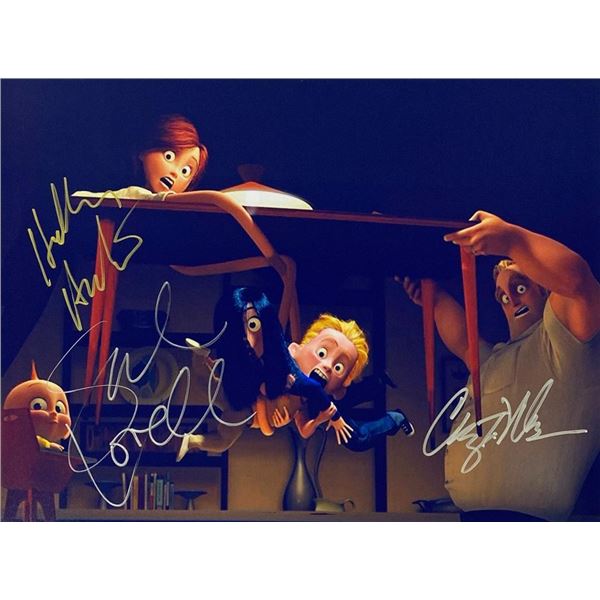 The Incredibles cast facsimile signed  movie photo