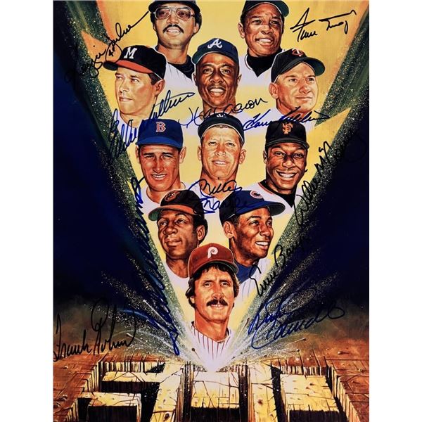 500 Home Run Club facsimile signed photo