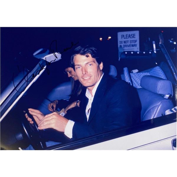 Christopher Reeve facsimile signed  photo