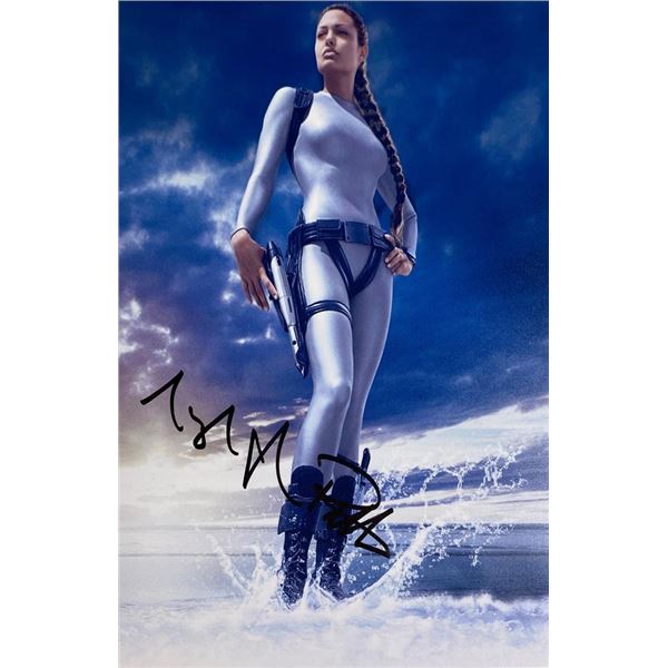 Lara Croft: Tomb Raider facsimile signed movie photo