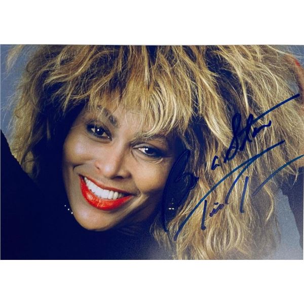 Tina Turner facsimile signed  photo