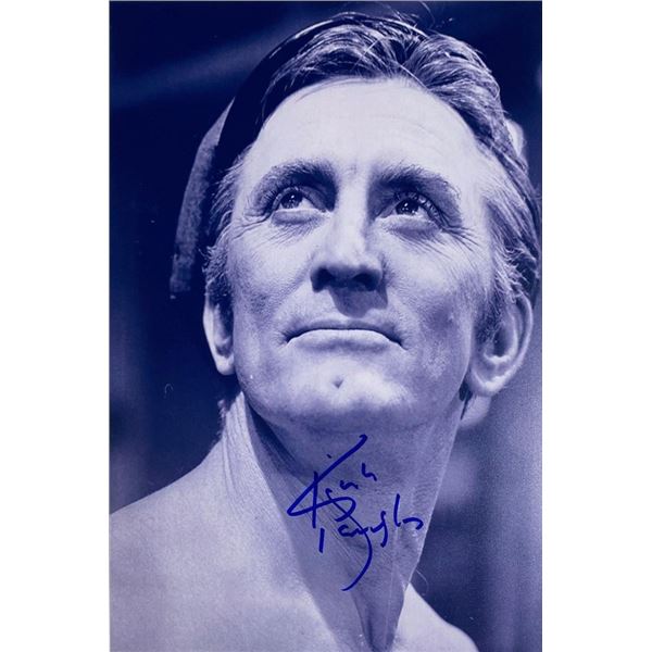 Kirk Douglas facsimile signed  photo