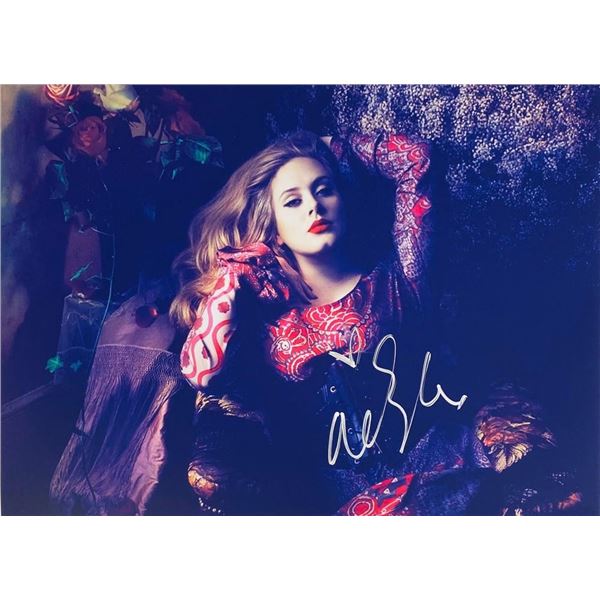 Grammy winner Adele facsimile signed photo