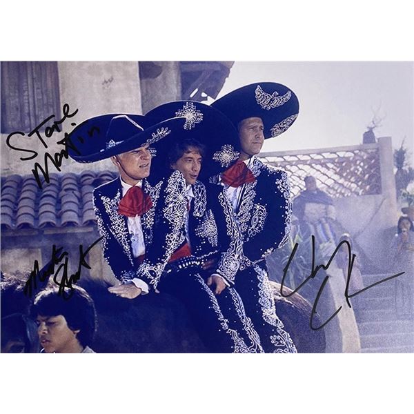 Three Amigos cast facsimile signed  movie photo