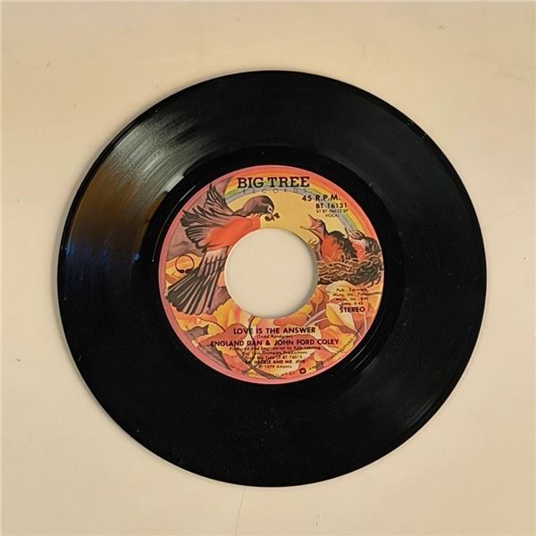 England Dan and John Ford Coley Love is the Answer 45 Album