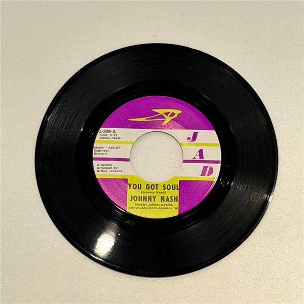 Johnny Nash You Got Soul 45 Album