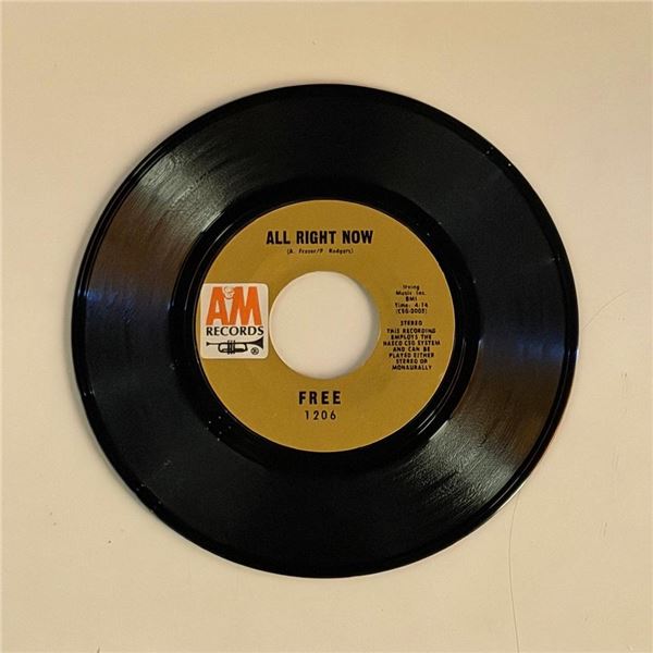 Free Alright Now 45 Album