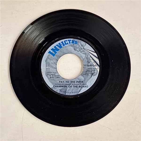 Chairmen of the Board Pay to the Piper 45 Album